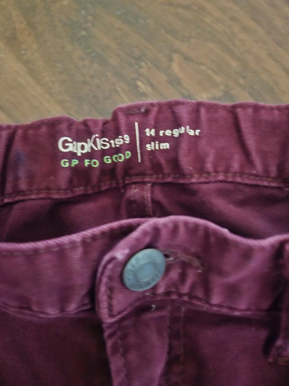 GAP deep burgundy